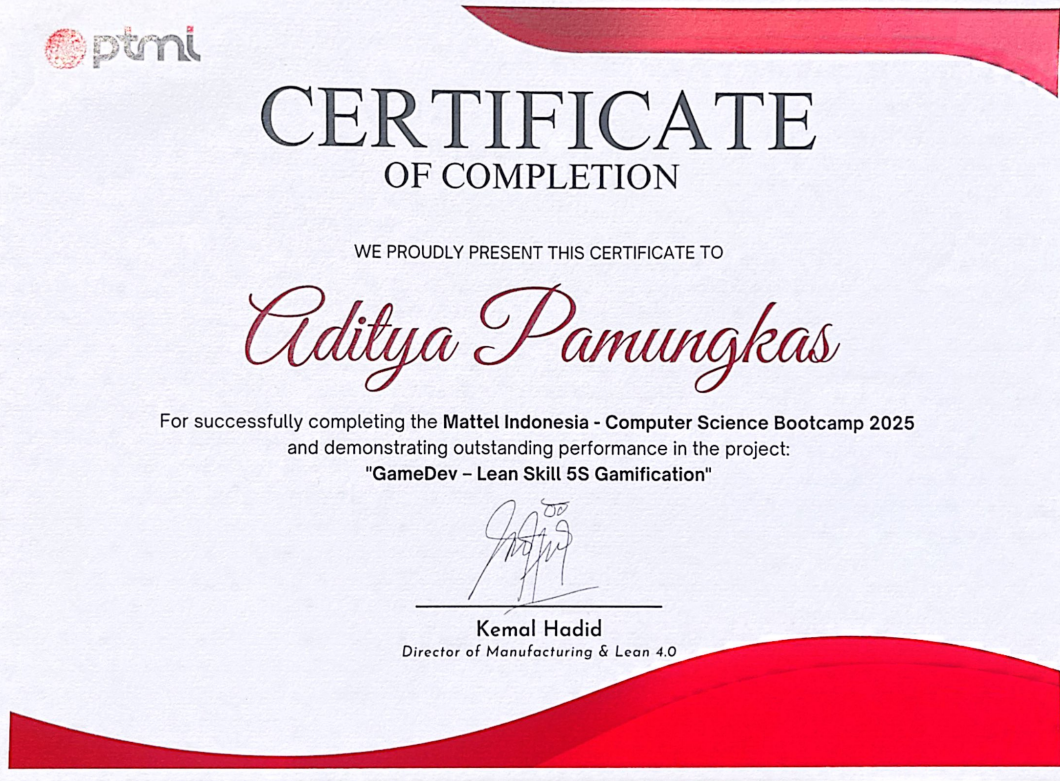 Mattel Indonesia Computer Science Bootcamp 2025